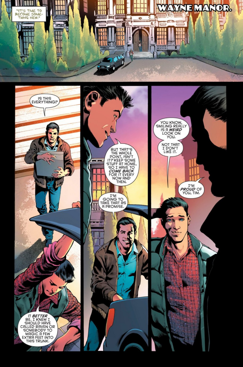 Bruce and Tim have a warm parting of ways.